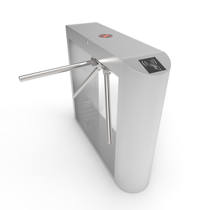 RS485/TCP-IP di comunicazione ingresso esterno controllo di accesso CE/FCC certificato semiautomatico treppiede tornello cancello codice a barre