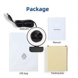 USB <strong>Web</strong> <strong>Camera</strong> OEM Remote Webcam Autofocus Low Price PC 1080P 60fps Stock Webcam Voor Computer Touch Three-color Light 2 Mega AF - Product Image 6
