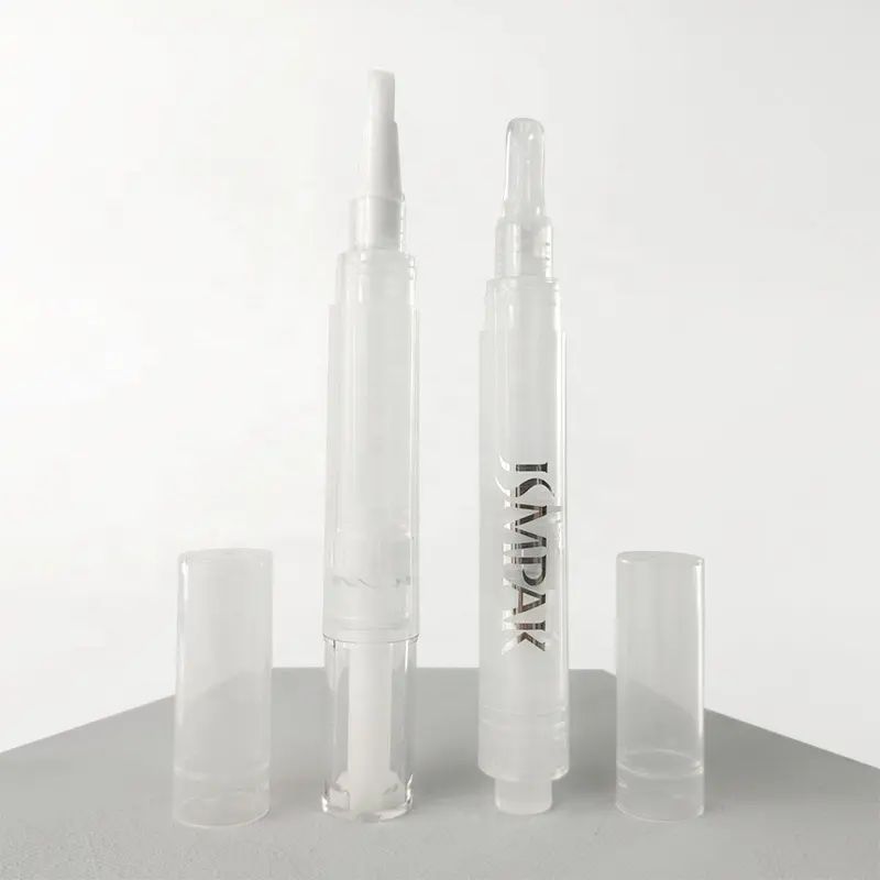 अनुकूलित मेकअप सौंदर्य प्रसाधन पैकेजिंग ट्यूब ब्रश पेन खाली नमूना पेन नाखून तेल लोगो के साथ लोगो
