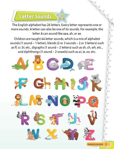 หนังสืออ่านออกเสียงสำหรับเด็กเรียนรู้ตัวอักษร, สัตว์, พูดและสะกด - Product Image 6