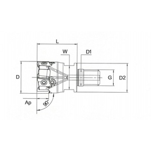 FMP-BE Shell Shank and Screw on Milling <strong>Cutters</strong> Face Milling <strong>PCD</strong> PCBN Insert Aluminium Alloy Milling <strong>Cutter</strong> - Product Image 4