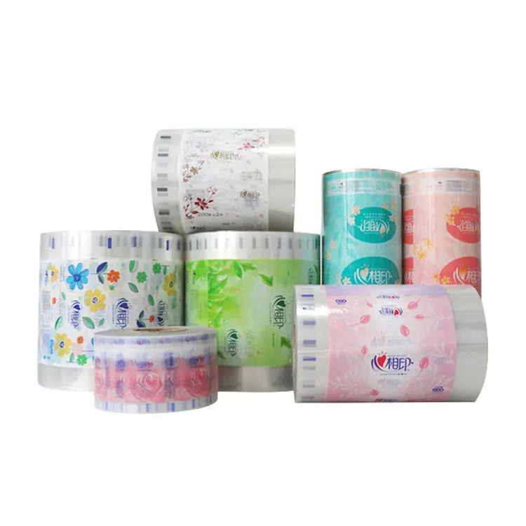 Custom Printed High Quality LDPE Heat Seal Side Gusset Packing Plastic Bag For Tissue Toilet Paper Packaging
