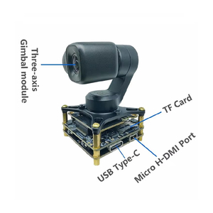 Precio de fábrica 1/2.49 "CMOS 11MP 4K60FPS Módulo de cámara Wifi de red Mini 3 Axis Gimbal UAV/Drone Cámara 4K 60FPS Módulo de cámara PTZ - Product Image 5