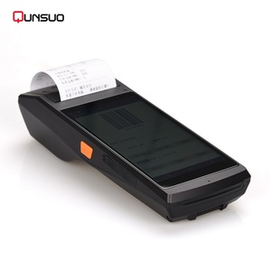 5,5 pulgadas móvil de mano inteligente 4G Wifi NFC huella dactilar código de barras Qr escáner de código Android POS Terminal con impresora térmica - Product Image 5
