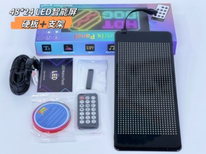 リジッドボード + スタンド付き48*24 LEDスマートマトリックスパネル | リモート制御可能なクリエイティブディスプレイパネル - Product Image 3