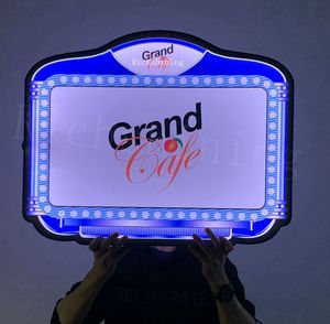 LED Board Sign mit Acryl flasche Presenter RGB Farbdisplay Partys Ostern Halloween Weihnachten Message Board App-Programm - Product Image 3