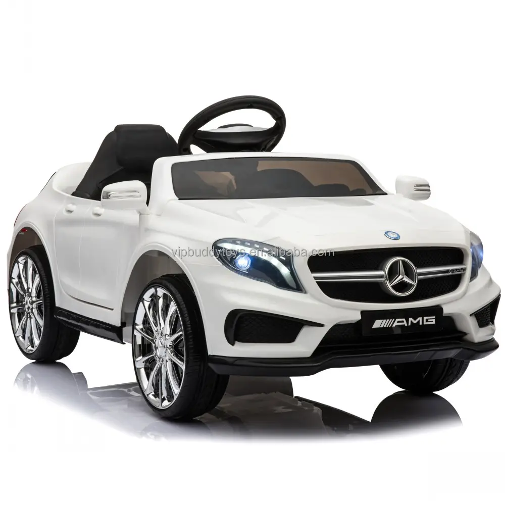 VIPバディライセンスメルセデスベンツGLA45電動ライドオンカーキッズ幼児電気自動車子供ライドおもちゃ車製プラスチック