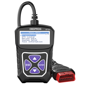 OBDPROG MT100 OBD2 Escáner automático profesional EOBD Analizador de motor Lector de código multilingüe Garantía de 1 año Herramientas de diagnóstico - Product Image 1