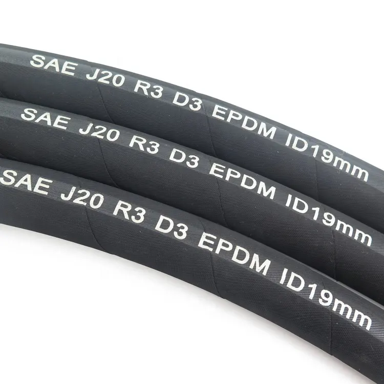 SAE J20 R3 produttore cinese EPDM tubo del liquido di raffreddamento e del radiatore tubo da 1/4 di pollice