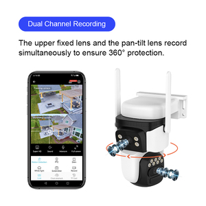 Human Motion Tracking Motion Sensor Remote View Security Camera <strong>System</strong> 6MP <strong>Wired</strong> Solar 4G Outdoor Security Camera - Product Image 4