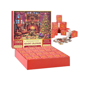 Trò chơi gia đình 24 ngày giáng sinh đếm ngược lịch phiêu lưu câu đố cho trẻ em người lớn - Product Image 1