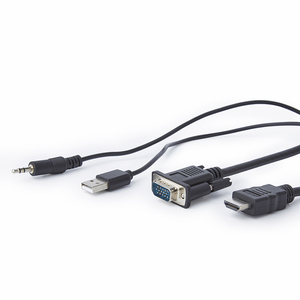 Male to Male <strong>VGA</strong> to HD Cable 1080P Gold-Plated <strong>VGA</strong> to HD Adapter Converter With Audio <strong>Input</strong> for <strong>Computer</strong> TV Projector - Product Image 4