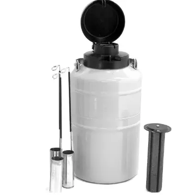 Contenedor de nitrógeno líquido, 2L-50L, precio con diferente tamaño