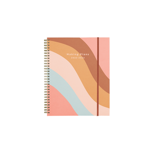 Cubierta de bloque de Color para niñas, libreta con diseño de encuadernación en espiral para lista de planificadores universitarios, buena calidad, barata, 2023, 2024 - Product Image 3