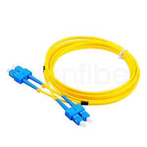 Iyi satış 2.0 3.0mm 1m 2m 3m 5m 10m SC ST APC/UPC dubleks Singlemode Fiber optik yama kablosu kablosu - Product Image 1