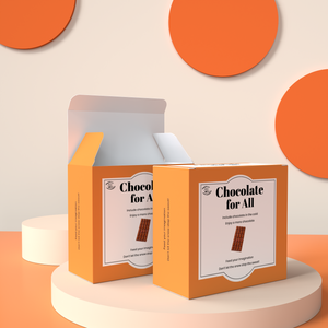 定制Logo美味巧克力棒包装盒柔版糖果饼干巧克力块礼品盒 - Product Image 3