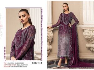 Kurta Plazzo ve pantolon seti ile en beklenen tasarımcı dupatta koleksiyonu 3 adet Premium kalite bayan için Suit - Product Image 5