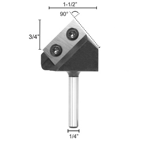 90 độ V rãnh tùy chỉnh <span class=keywords><strong>Router</strong></span> bit <span class=keywords><strong>CNC</strong></span> throwaway chèn lưỡi v-bit Máy phay OEM hỗ trợ 90 ° rãnh - Product Image 4