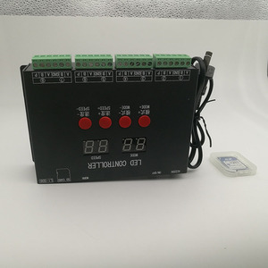 LED Pixel Light Controller SD-Karte Pixel Controller AC220V Eingang für WS2801 WS2811 WS2812B LED Load 4096 Pixel