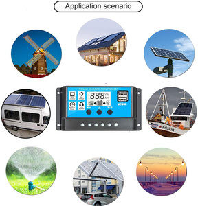 Factory Wholesale <strong>10A</strong> 20A <strong>30A</strong> 12V 24V 48v Auto Adapt <strong>Pwm</strong> Solar Charge <strong>Controller</strong> - Product Image 6