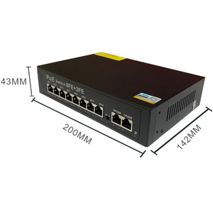 5ポート100Mbps管理されていないネットワークスイッチイーサネットエンタープライズインターネットルータースイッチDock Basic 5ポートネットワークスイッチ付き - Product Image 1