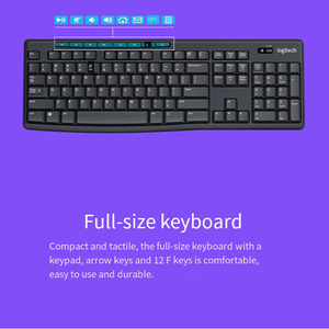 Mk275 Wireless <strong>Keyboard</strong> and <strong>Mouse</strong> Two-piece Desktop <strong>Computer</strong> Notebook Universal Gaming <strong>Keyboard</strong> <strong>Mouse</strong> Combos - Product Image 5