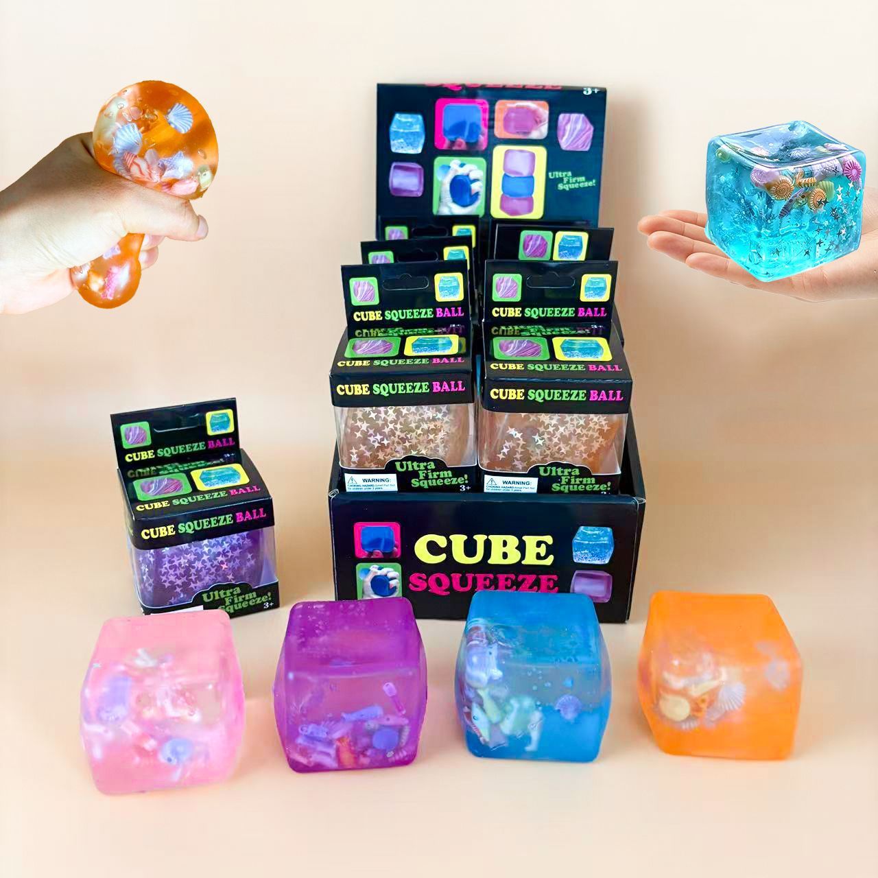 Cube de vie marine assorti