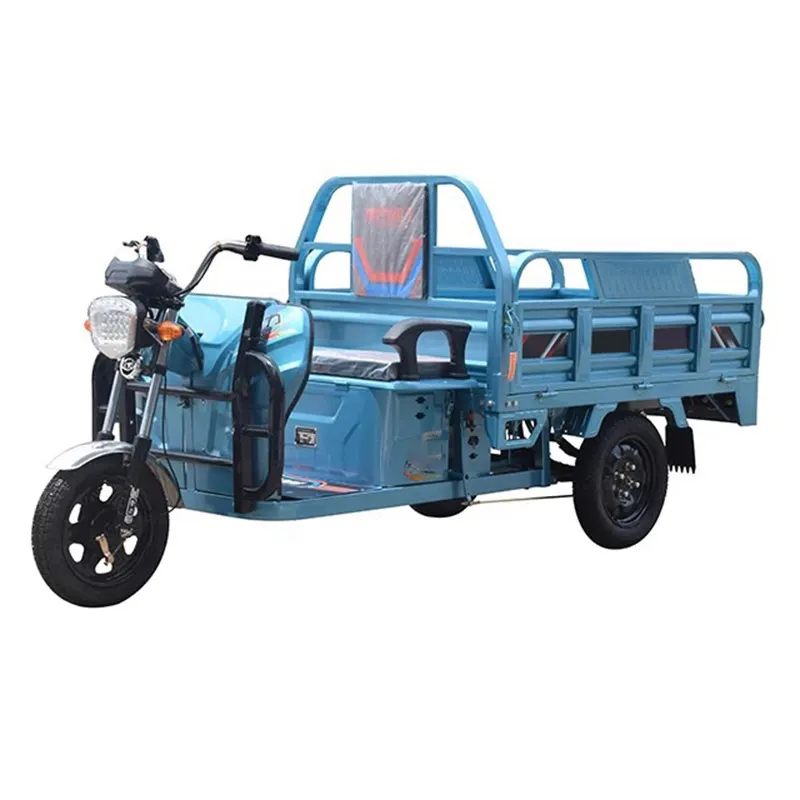 سكوتر كهربائي بثلاث عجلات مع مقعد خلفي للركاب ، دراجة ثلاثية العجلات كهربائية ثلاثية العجلات