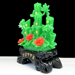 <span class=keywords><strong>2025</strong></span> Phong Thủy Trang Trí Trung Quốc Phong Thủy Tre Điêu Khắc Nhà Làm Một Tài Tre Bắp Cải Nhựa Hàng Thủ Công Trang Trí - Product Image 4