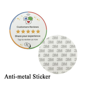 Custom Programmable <strong>QR</strong> <strong>Code</strong> Business RFID Card NFC Google Review Sticker - Product Image 2