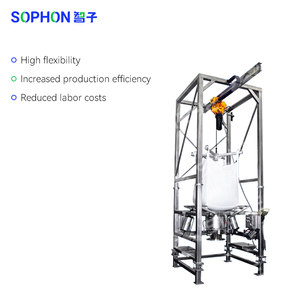 SOPHON多機能パウダーアンローディングステーション顆粒アンローダー機器食品グレードトンバッグ半自動アンパッキングマシン - Product Image 2