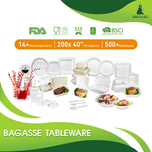 Tek kullanımlık 8 inç 3 bölme Compostable kapaklı Take-Out to-Go gıda kutuları biyobozunur konteynerler - Product Image 6