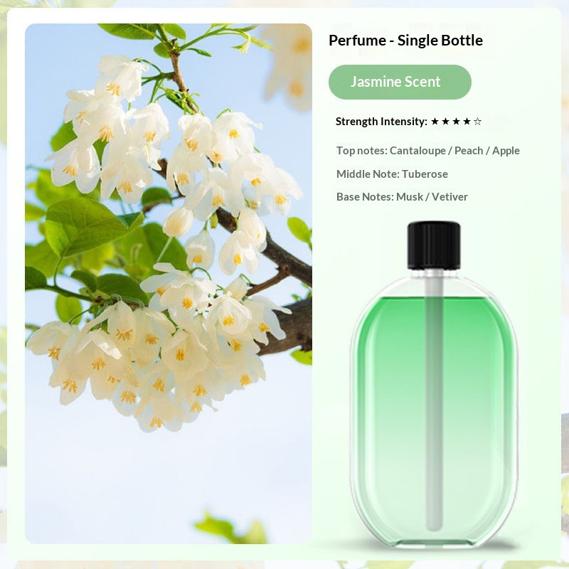 A bottle of jasmine flowers
