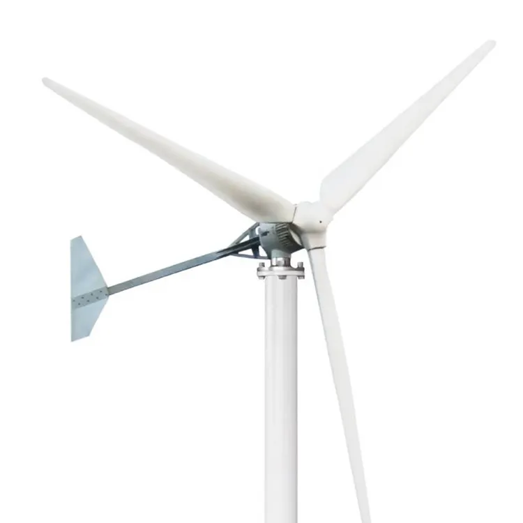 Turbina de viento horizontal de longitud de cuchillas de conexión de brida de generador de viento de 100KW con certificación CE para uso en proyectos domésticos