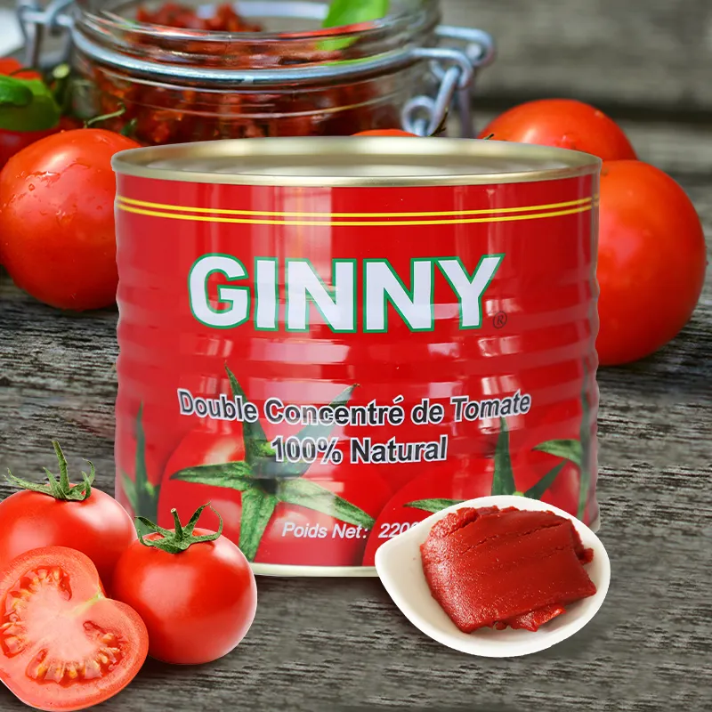 canned tin Hot Sale high quality cheap price line production of tomato paste easy open tomato puree wholesale