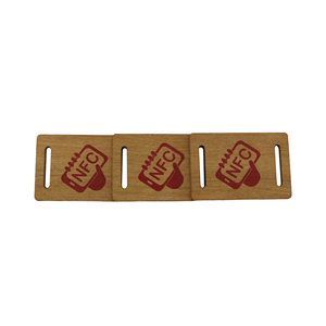 Wholesale Wooden Keychain Blank Beech Wood Keychains for Laser Engraving and DIY Custom for Membership <strong>Program</strong> - Product Image 2