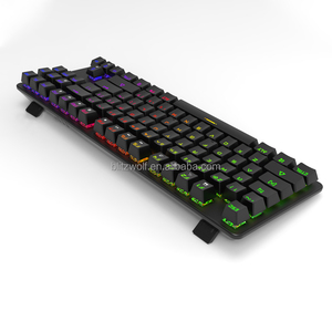 OEM Logo Language RGB Rainbow 87 Keys <strong>Computer</strong> Office USB C Wired Gaming <strong>Keyboard</strong> - Product Image 2