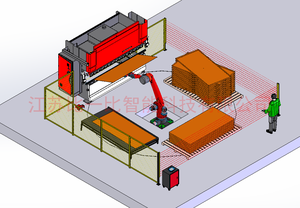 BRTIRUS2550A 6 aixs robot brazo de 2550mm de longitud de 50KG de carga máxima para apilar robot - Product Image 5