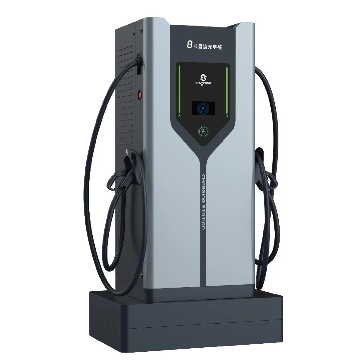 Kendaraan listrik baru peralatan pengisi daya energi tumpukan pengisi daya mobil 80/120/180/240 KW DC EV pengisi daya