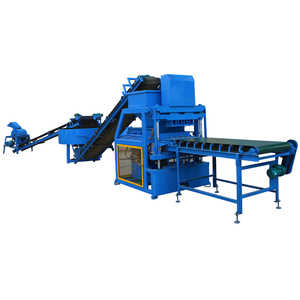 WT4-10 voll automatische Erd boden Ziegel Block machen Maschine Ton ineinandergreifende Ziegel machen Maschine