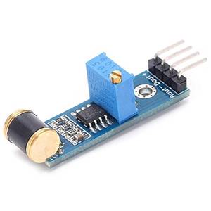 Aismartlink 4ピン801S振動衝撃センサーモジュール調整可能感度信号出力ボードDC 3-5V動作電圧 - Product Image 1