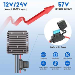 IP68 không thấm nước 12V/24V đến 57V DC tăng chuyển đổi cho starlink Gen 3 Router cung cấp điện - Product Image 3