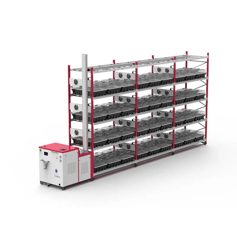 Estante Vertical de microverduras para cultivo, sistema de cultivo aeroónico, multiniveles, para granja orgánica interior