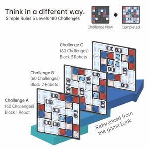 PUNGROW Educational Travel Set AI <strong>Robot</strong> Catcher <strong>Game</strong> Play with Construction Toy <strong>Building</strong> Blocks Set ABS Plastic Educational Toy - Product Image 4