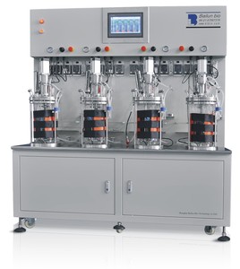 Vendite dirette fermentatore di vetro a parete singola con BLBIO-GJG modello che è facile da operare può essere utilizzato nella coltura di microrganismi - Product Image 1
