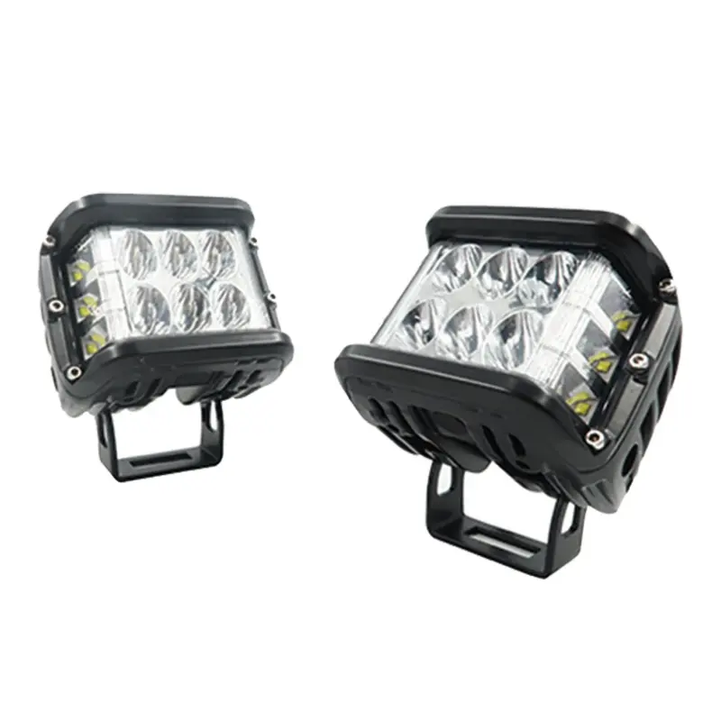 N2 45 W 4 Zoll rechteckige LED-Arbeitslichtleiste Nebelscheinwerfer für Lkw/ Auto/ Jeep/ SUV/ Traktor, Led-Scheinwerfer