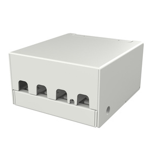 Caja de panel de conexión de 4 puertos de fábrica OEM para conector Keystone de fibra RJ45 Keystone USB Keystone - Product Image 2