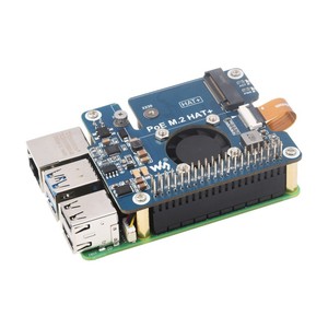 Adattatore da PCIe a M.2 con funzione PoE per Raspberry Pi 5, supporta il protocollo NVMe M.2 a stato solido, lettura/scrittura ad alta velocità - Product Image 6