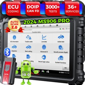 Autel MaxiSys MS906Pro Scan Tool 2 Years Upgrade <strong>Level</strong> up of MP900BT/ MS906BT/MK908 CAN FD DoIP ECU <strong>Coding</strong> 36+ Services - Product Image 2