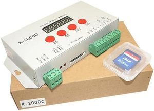 K-1000C UCS2904RGBW GS8208 SK6812RGBW WS2811 DMX светодиодный контроллер 1536 пикселей DC5-24V адресуемые программируемые диммеры - Product Image 2